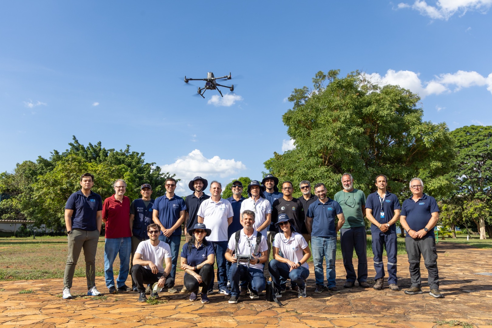 ANA, SGB e CENSIPAM participam de treinamento para uso de drones no contexto da Rede Hidrometeorológica Nacional