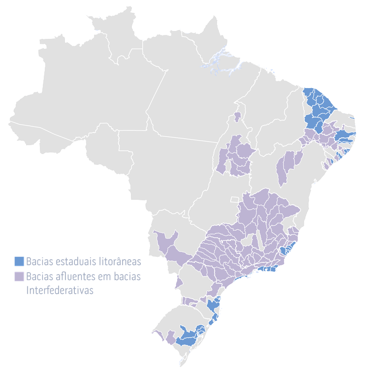 Bacias Estaduais e litorâneas