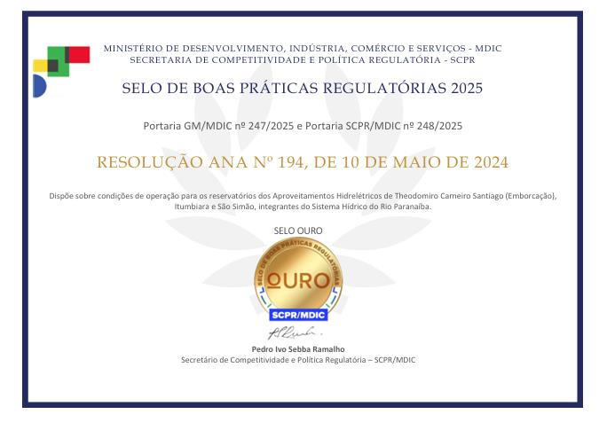 SELO RESOLUÇÃO 194