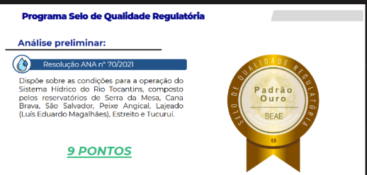 SELO RESOLUÇAO 70/2021