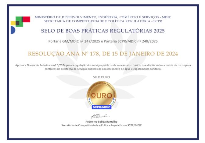 SELO RESOLUÇÃO 178
