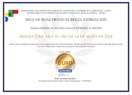 SELO RESOLUÇÃO 194