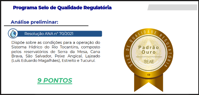 SELO RESOLUÇAO 70/2021