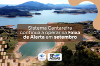 Sistema Cantareira continuará a operar na Faixa de Alerta em setembro