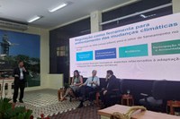 ANA debate crises climáticas e saneamento básico na inauguração da Casa do Saneamento da FUNASA em Belém (PA)