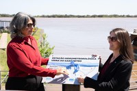 Agência Nacional de Águas e Saneamento Básico e SGB inauguram estação da Usina do Gasômetro em Porto Alegre (RS)