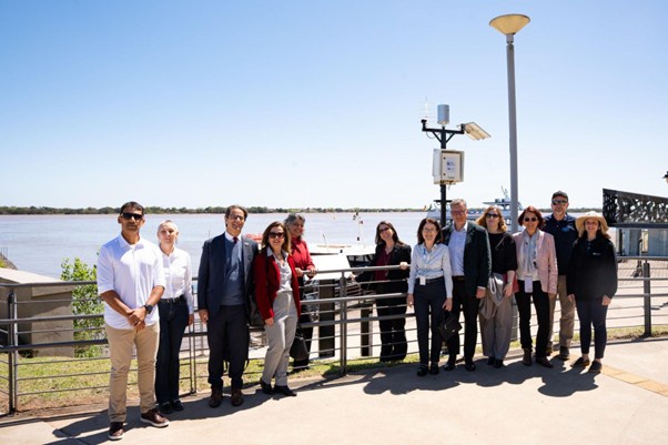 Inauguração da estação Usina do Gasômetro em Porto Alegre (RS)