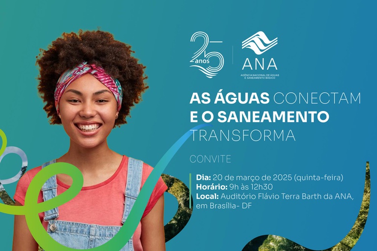 Informações sobre a cerimônia em celebração ao Dia Mundial da Água 2025