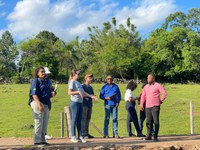 Agência organiza visita de técnicos da República Dominicana a Vera Cruz (RS) para conhecer projeto do Programa Produtor de Águas