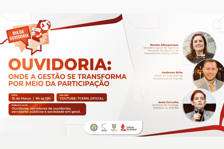 Informações sobre o evento Ouvidoria: Onde a Gestão se Transforma por meio da Participação