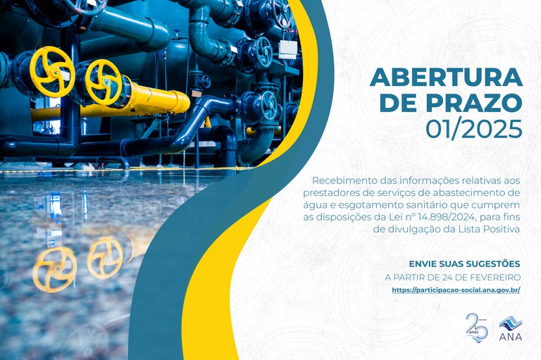 Informações sobre a Abertura de Prazo nº 01/2025