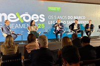 ANA debate impactos dos primeiros cinco anos do novo marco legal do saneamento básico em evento em Brasília (DF)