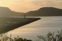 Lago da barragem da hidrelétrica Itaparica (BA/PE) no rio São Francisco