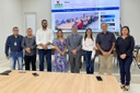 Superintendente adjunto Alan Lopes (centro) em encontro com equipe da SEMA/AP em Macapá