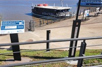 ANA e Serviço Geológico do Brasil fazem readequações em estação de monitoramento do rio Guaíba em Porto Alegre (RS)