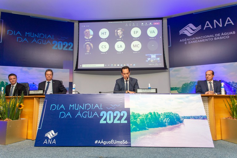 Diretoria Colegiada da ANA na abertura do evento