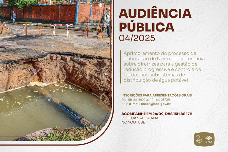 Informações sobre a Audiência Pública nº 04/2025