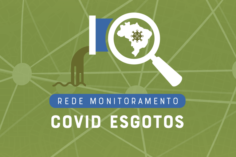 Logotipo da Rede Monitoramento COVID Esgotos