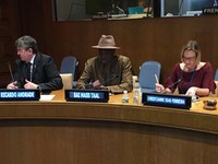 Christianne Dias e Ricardo Andrade participam de evento na ONU