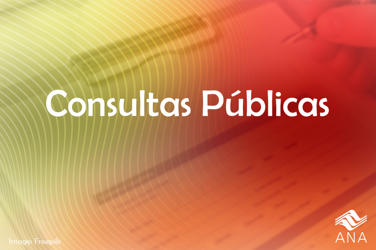 Consulta pública da ANA