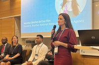 Diretora-presidente da ANA debate financiamento da água na era das mudanças climáticas durante a Semana Mundial da Água na Suécia