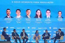 Diretora-presidente da ANA, Veronica Rios, participa de painel sobre sustentabilidade e o papel das agências reguladoras no Fórum Esfera Internacional em Belém (PA)