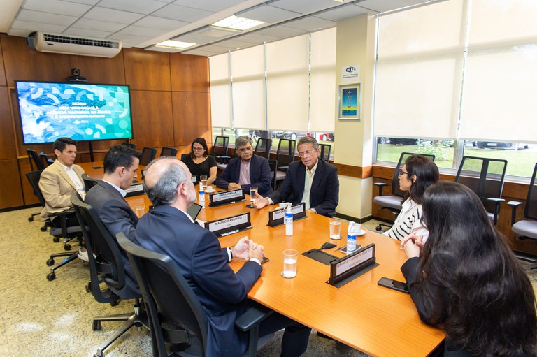 Reunião da Diretoria Colegiada com o secretário Paulo Varella