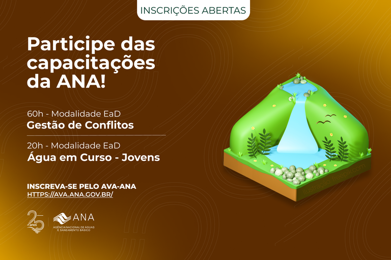 Informações sobre as capacitações Gestão de Conflitos e Água em Curso – Jovens