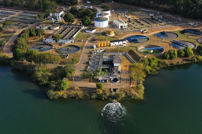 Estação de Tratamento de Esgotos (ETE) Asa Norte em Brasília (DF)