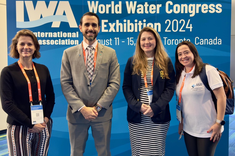 Delegação da ANA no Congresso e Exposição Mundial da Água da Associação Internacional da Água