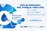 Especialistas dos Estados Unidos abordam monitoramento da qualidade de água em webinário gratuito nesta quinta (9)