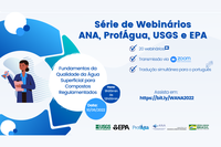 Especialistas estadunidenses abordam qualidade da água superficial no webinário desta sexta-feira (10)