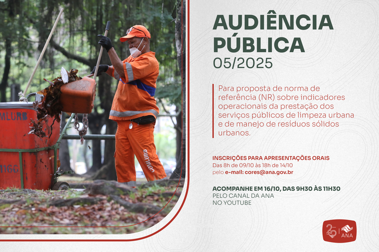 Informações sobre a Audiência Pública nº 05/2025