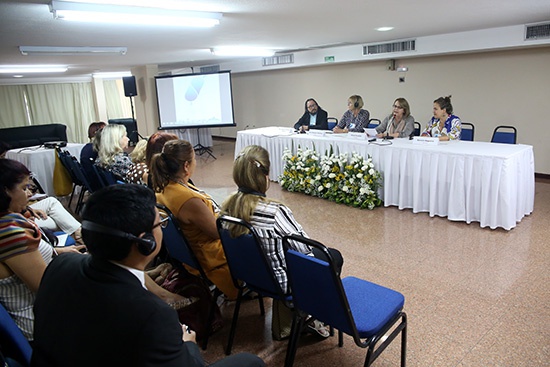 Diretora da ANA, Gisela Forattini, abre evento