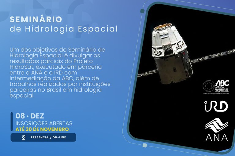 Informações sobre o Seminário de Hidrologia Espacial