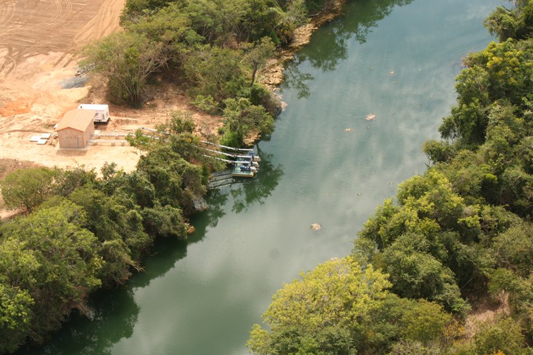 Captação de água na bacia do rio Verde Grande (MG)