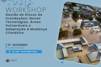 Gestão de Riscos de Inundações é tema de workshop na próxima sexta-feira (15)