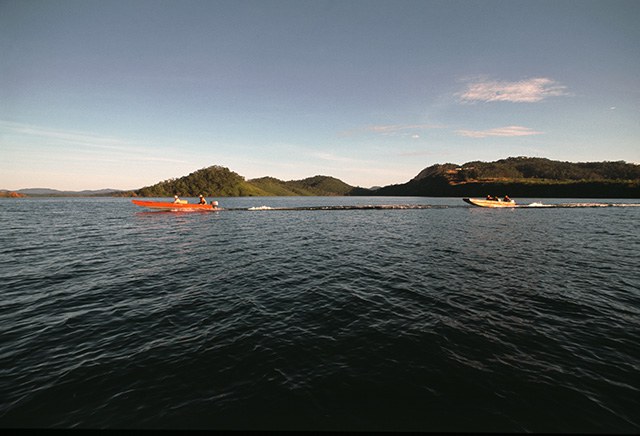 Reservatório da hidrelétrica de Serra da Mesa (GO) no rio Tocantins