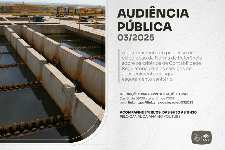 Informações sobre a audiência pública 03/2025