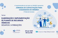 Jornada de Capacitação discute elaboração e implementação de planos de recursos hídricos