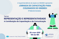 Jornada de Capacitação para Colegiados do SINGREH discute representação e representatividade