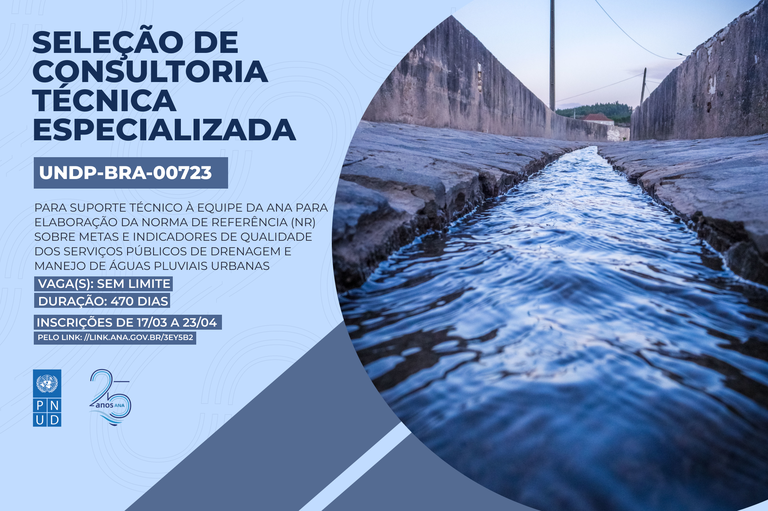 Informações sobre a seleção de consultoria técnica especializada - Edital UNPD-BRA-00723