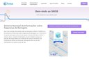 Homepage do Portal Cidadão do SNISB