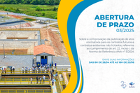 Prazo para entidades reguladoras informarem cumprimento da NR sobre matriz de riscos na prestação de serviço de água e esgoto segue até 20 de agosto
