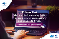 Prêmio ANA 2020 recebe inscrições de conteúdos jornalísticos e de comunicação sobre água