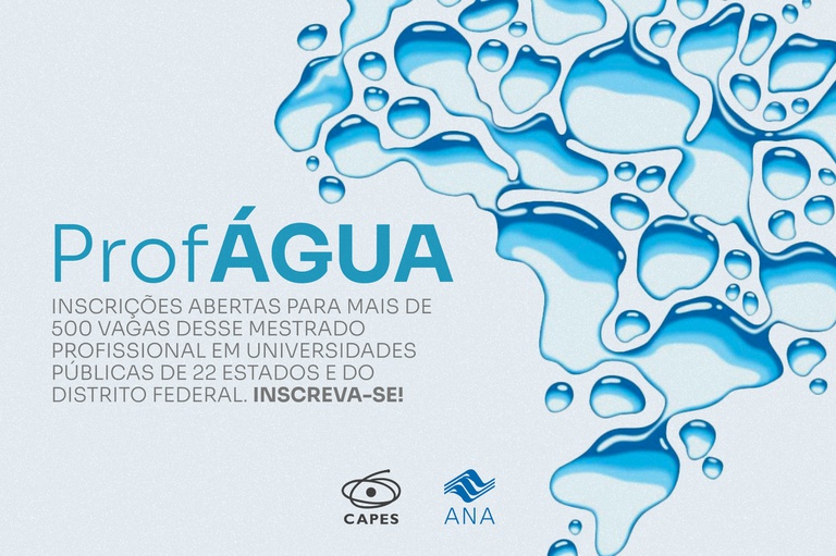 ProfÁgua abre inscrições para mais de 500 vagas em 22 estados e no Distrito Federal