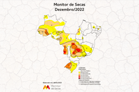 Publicado o Mapa do Monitor de Secas