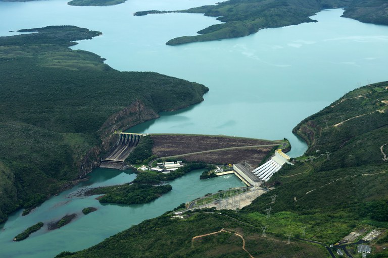 Hidrelétrica de Furnas no rio Grande (MG)