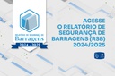 Capa do Relatório de Segurança de Barragens 2024/2024