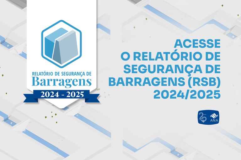 Capa do Relatório de Segurança de Barragens 2024/2024
